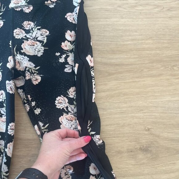 Free people movement floral liza leggings Mesh Small - Picture 7 of 12